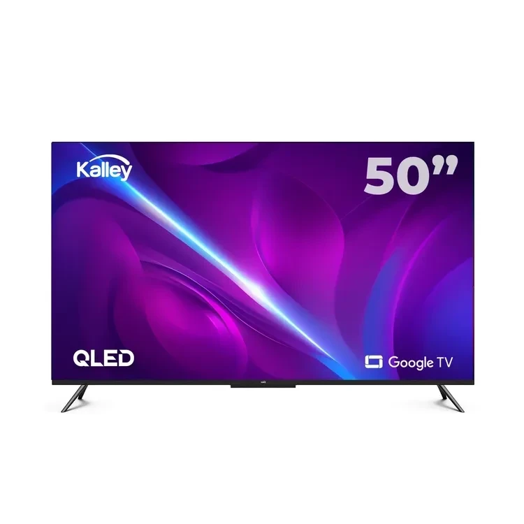 TV KALLEY 50" Pulgadas 127 cm GTV50UHDQV2 4K-UHD QLED Smart TV Google